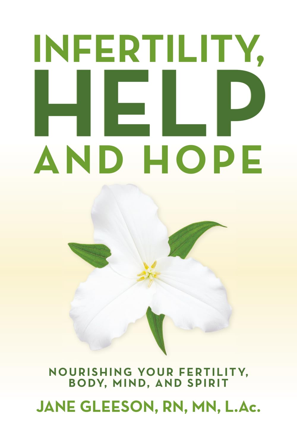 Cover of Infertility, Help and Hope by Jane Gleeson, RN, MN, L.Ac.